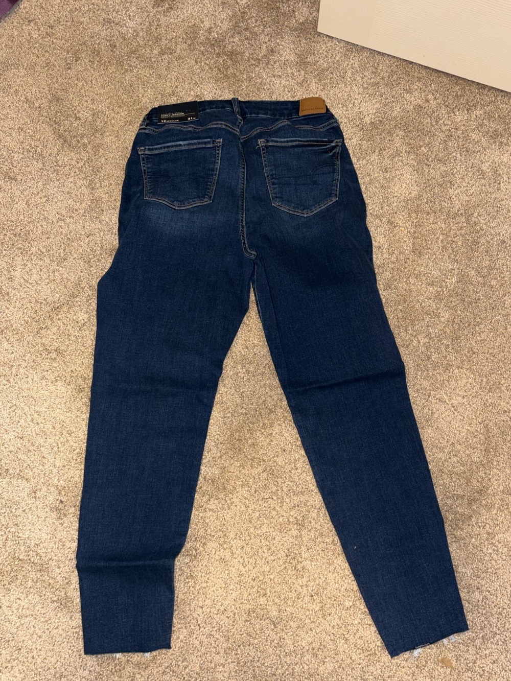 American Eagle Outfitters Dark Indigo Curvy Skinny Jeans regular length